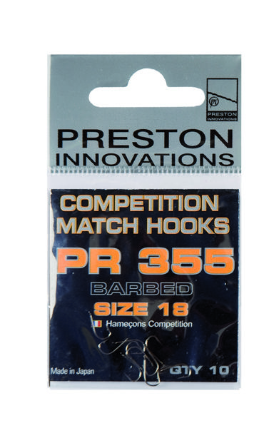 Preston Innovations PR355 Barbed Spade Hooks